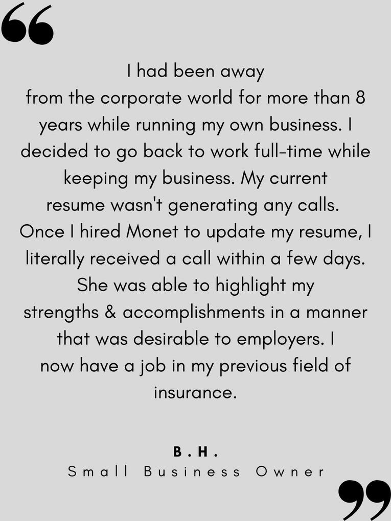 Business Owner Testimonial